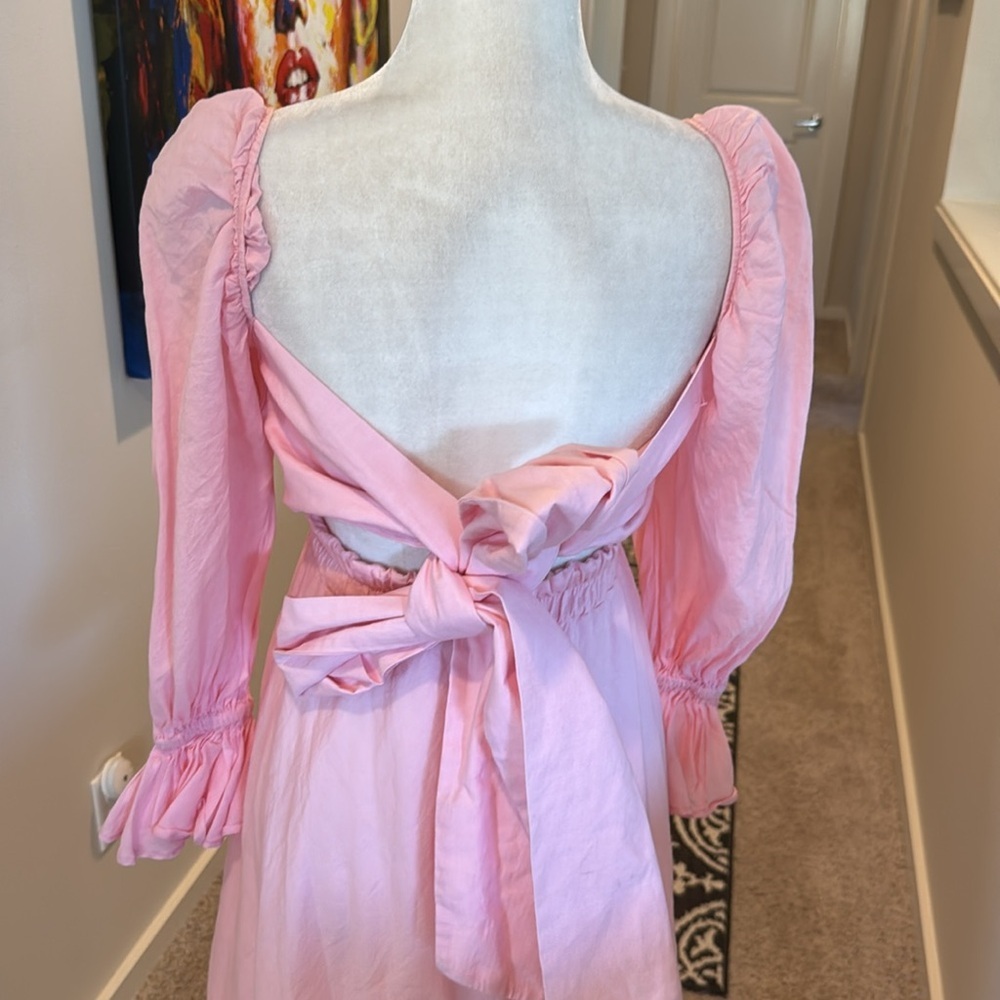 Loud Bodies Elegant Pink Maxi Dress — image 5 of 8